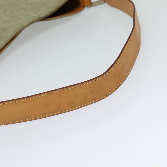 CELINE C Macadam Canvas Shoulder Bag Suede Gray - Picture 7 of 16